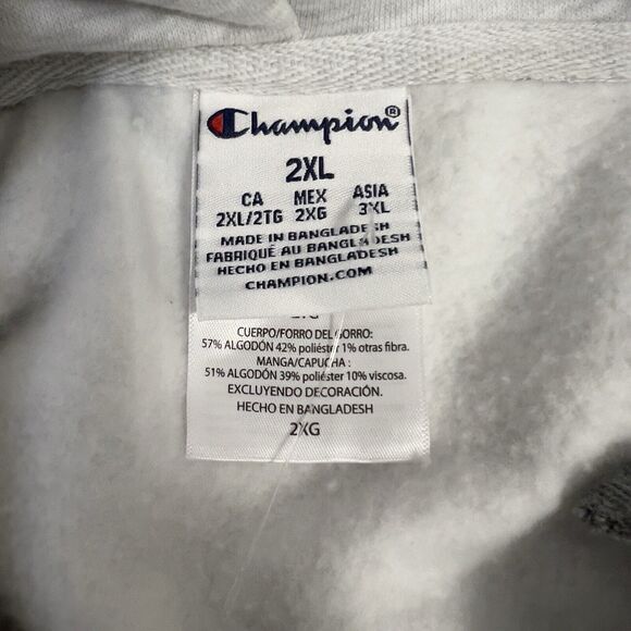 Champion Brand Michigan Wolverines & Arizona Coyotes Men's Hoodie, Gray Cole XXL - Picture 4 of 6